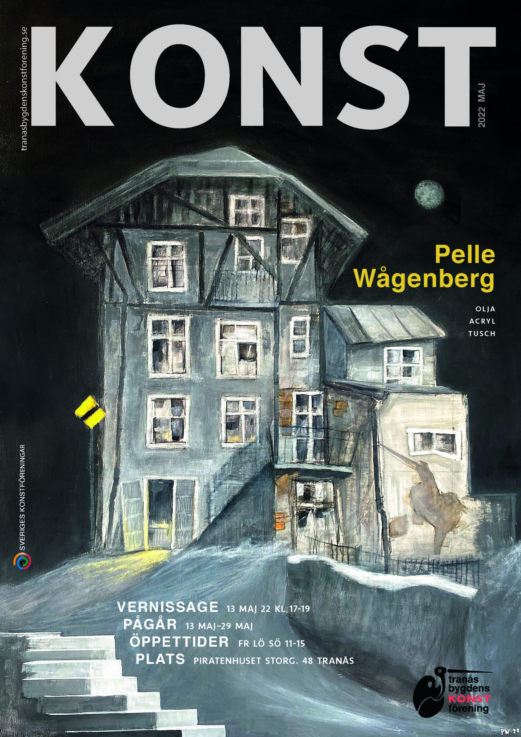 Vernissage och utställning - Pelle Wågenberg